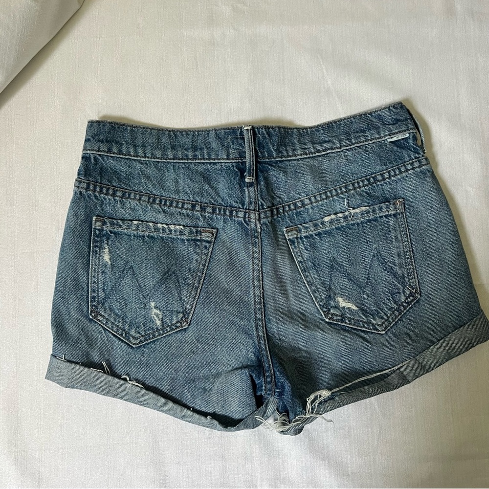 MOTHER Blue Jean Shorts
